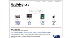 Desktop Screenshot of macprices.net