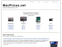 Tablet Screenshot of macprices.net